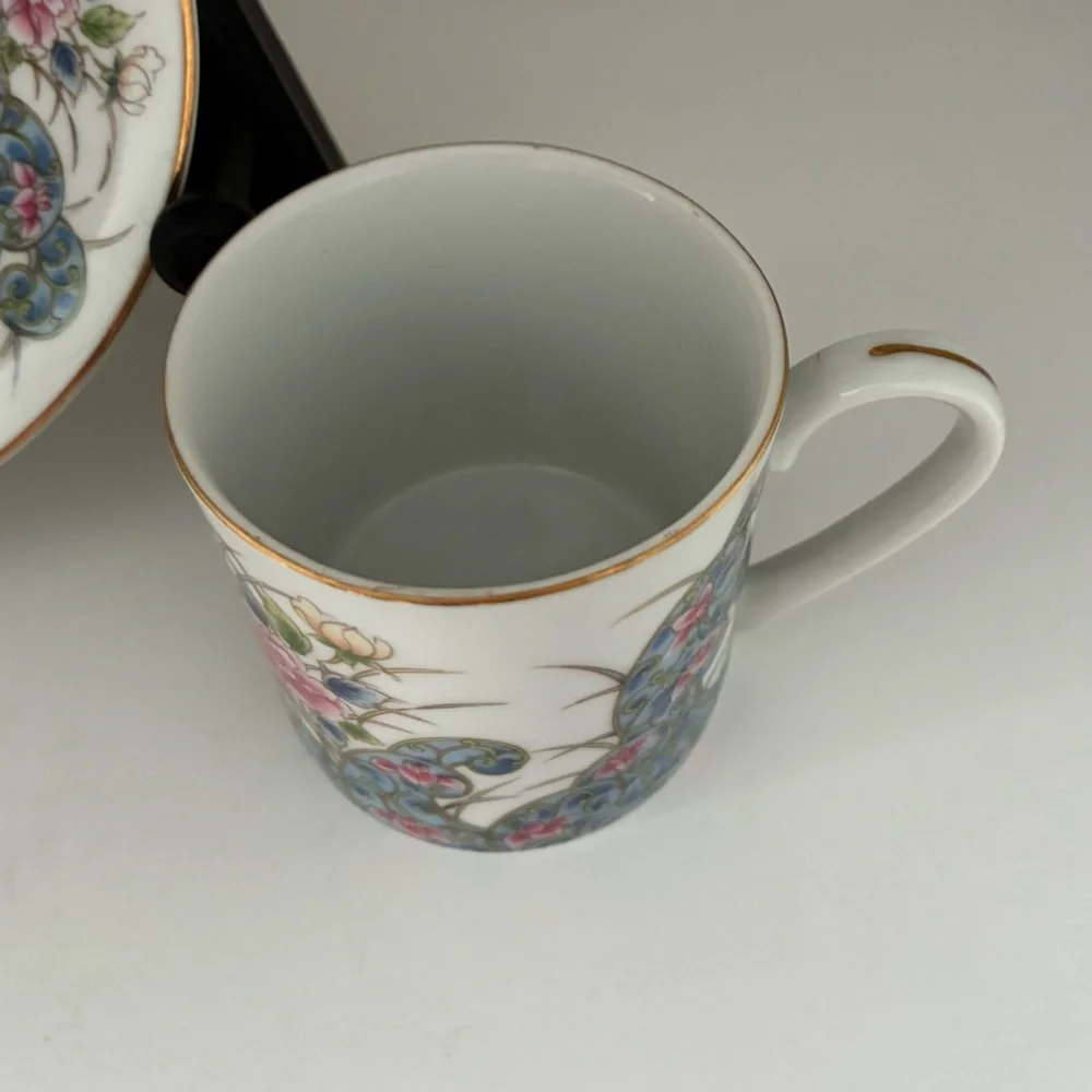 NWT Vintage Laudel for Macy’s Porcelain Made in Japan Demitasse Tea Cup/Saucer